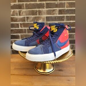 NIKE *NIB/NWT* SB Zoom Blazer Mid Premium "DECONSTRUCTED BARCELONA" #FD5113-600